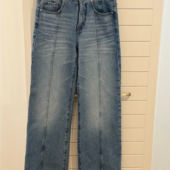LOFT Medium Wash Wide Leg Jeans - Picture 3 of 8